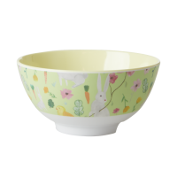 Green Easter Print Melamine Bowl Rice DK